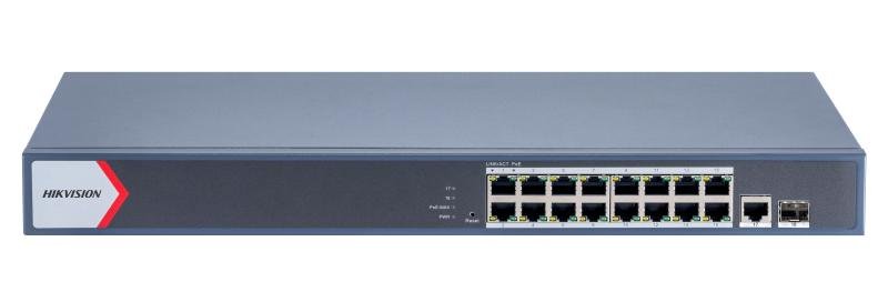 سويتش ذكي PoE بـ 16 منفذ جيجابت (Gigabit)16 Port Gigabit Smart POE Switch  DS-3E1318P-EI/M