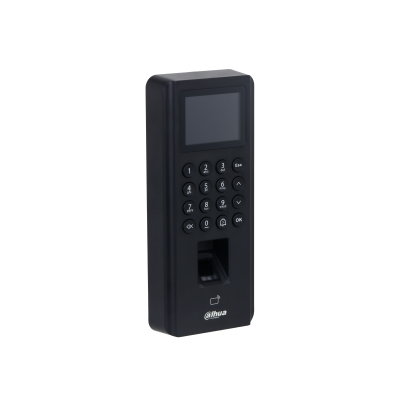 جهاز تحكم دخول مستقل من Dahua لباب واحد، يدعم كلمة المرور، بطاقة الهوية (ID Card)، وبصمة الإصبع ASI2212J-DPW