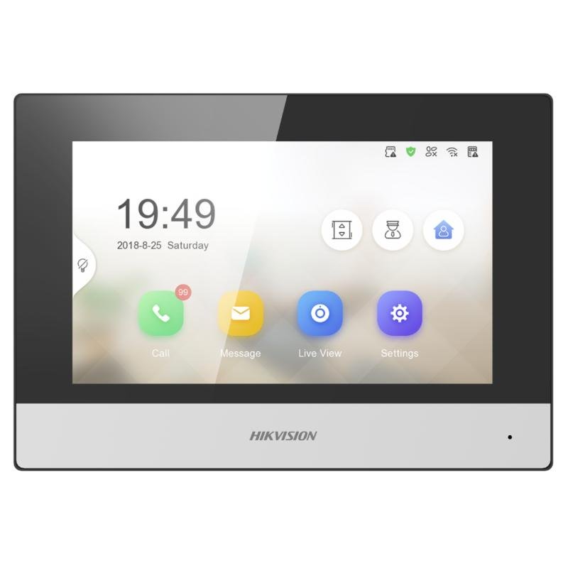 محطة داخلية من سلسلة KH6 تعمل عبر بروتوكول IP (شبكية) الموديل: DS-KH6320-WTE1