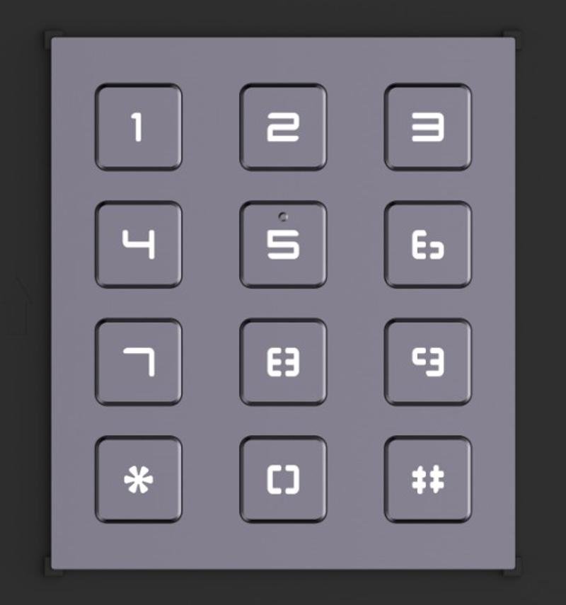 وحدة لوحة مفاتيح (Keypad) لمحطة الباب المعيارية الاحترافية من سلسلة KD8 الموديل: DS-KD-KP