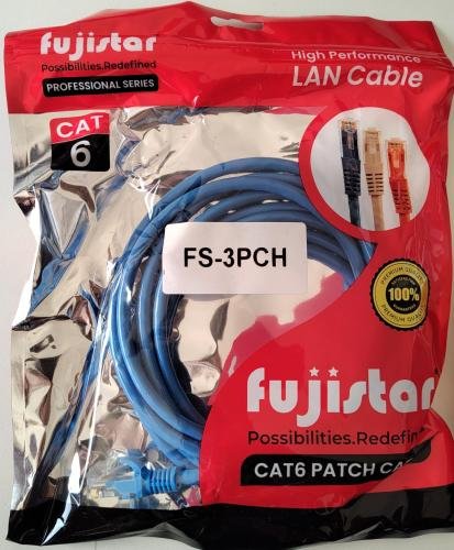 كيبل شبكة كات 6 بطول 3 متر اللون Fujistar