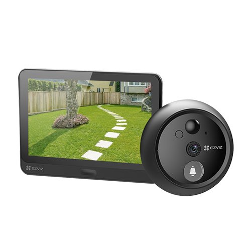 جرس باب ذكي لاسلكي (بدون أسلاك) مع عدسة عين الباب HP4 (Peephole Doorbell)