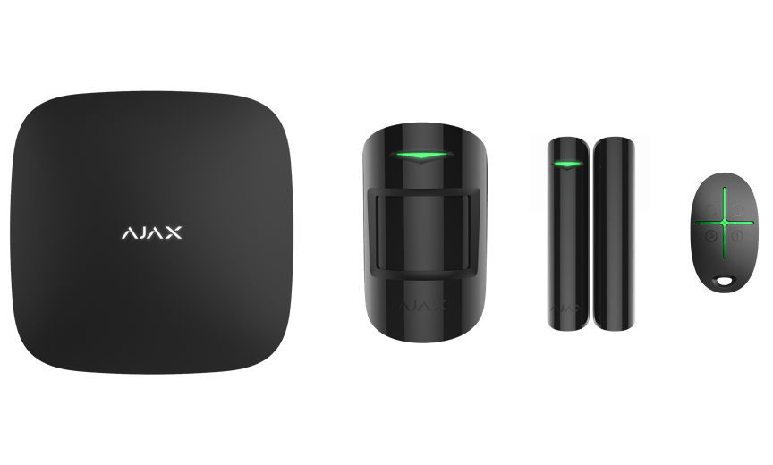 مجموعة إنذار لاسلكية ذكية متكاملة لحماية المنازل والشركات Ajax StarterKit Cam
