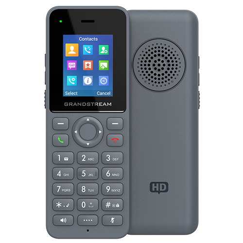 هاتف IP بتقنية DECT، يدعم 20 حساب SIP و20 خطًا، مزود بشاشة LCD مقاس 1.8 بوصة ، وبطارية ليثيوم-أيون Grandstream DP725