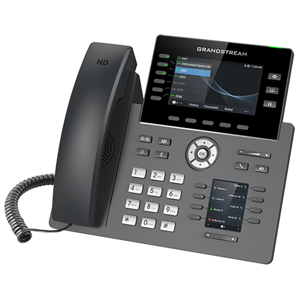 هاتف IP احترافي بمستوى مزودي الخدمة، يدعم 6 خطوط Grandstream GRP2616