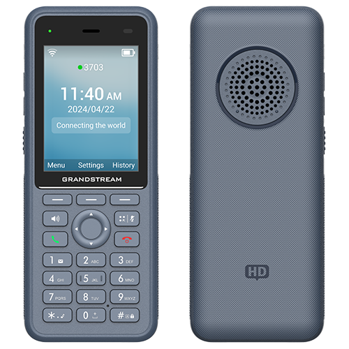 هاتف جراند ستريم اللاسلكي المتين WiFi يدعم 3 حسابات SIP و3 خطوط Grandstream WP826