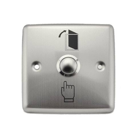 زر خروج (Exit Button) مصنوع من الفولاذ المقاوم للصدأ (Stainless Steel) EX-801B