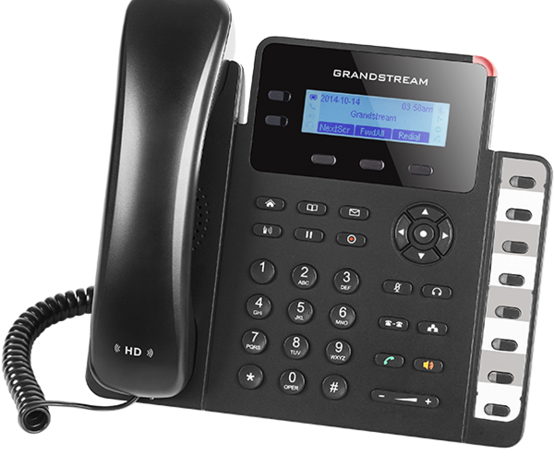 هاتف IP من الفئة (Entry-level) مزوّد بسرعة جيجابت Grandstream GXP1628