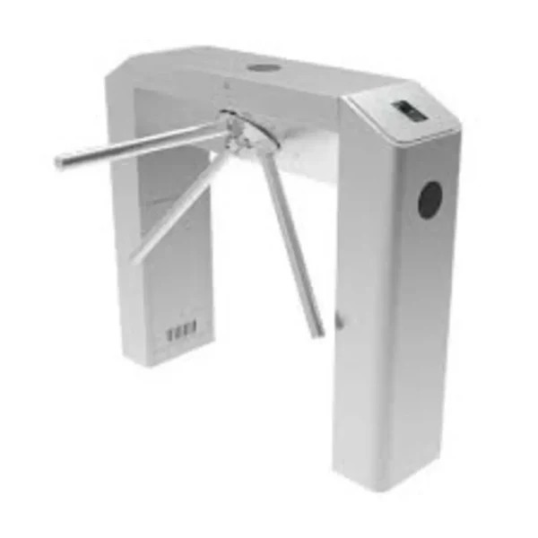 بوابة دخول ثلاثية الأرجل (Tripod Turnstile) مزودة بوحدة تحكم وقارئ يجمع بين البصمة وبطاقات RFID موديل TS2022 PRO
