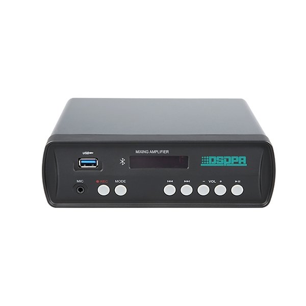 مضخم صوت رقمي صغير بقدرة 2×30 واط، يدعم USB وBluetooth ويعمل مع سماعات بمقاومة 4–16 أوم موديل Mini60