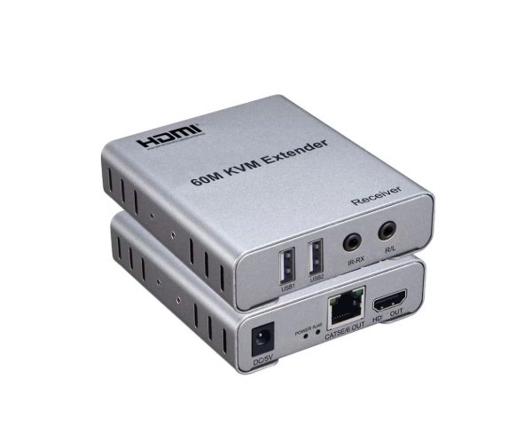 موسع HDMI حتى 60 مترًا مع دعم USB لنقل الإشارة بجودة عالية