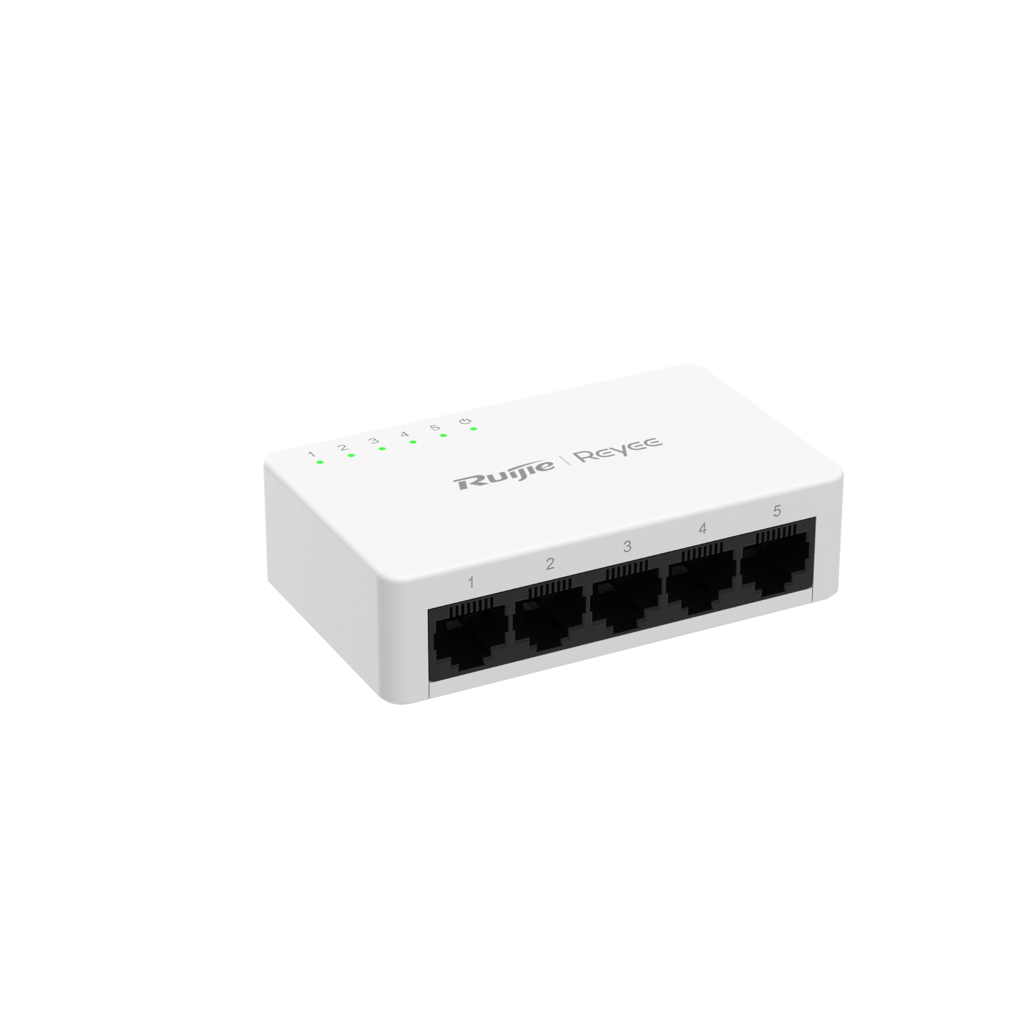 سويتش غير مُدار (Unmanaged) مزود بـ 5 منافذ بسرعة 10/100 ميجابت/ثانية، بدون دعم PoE موديل RG-ES05F