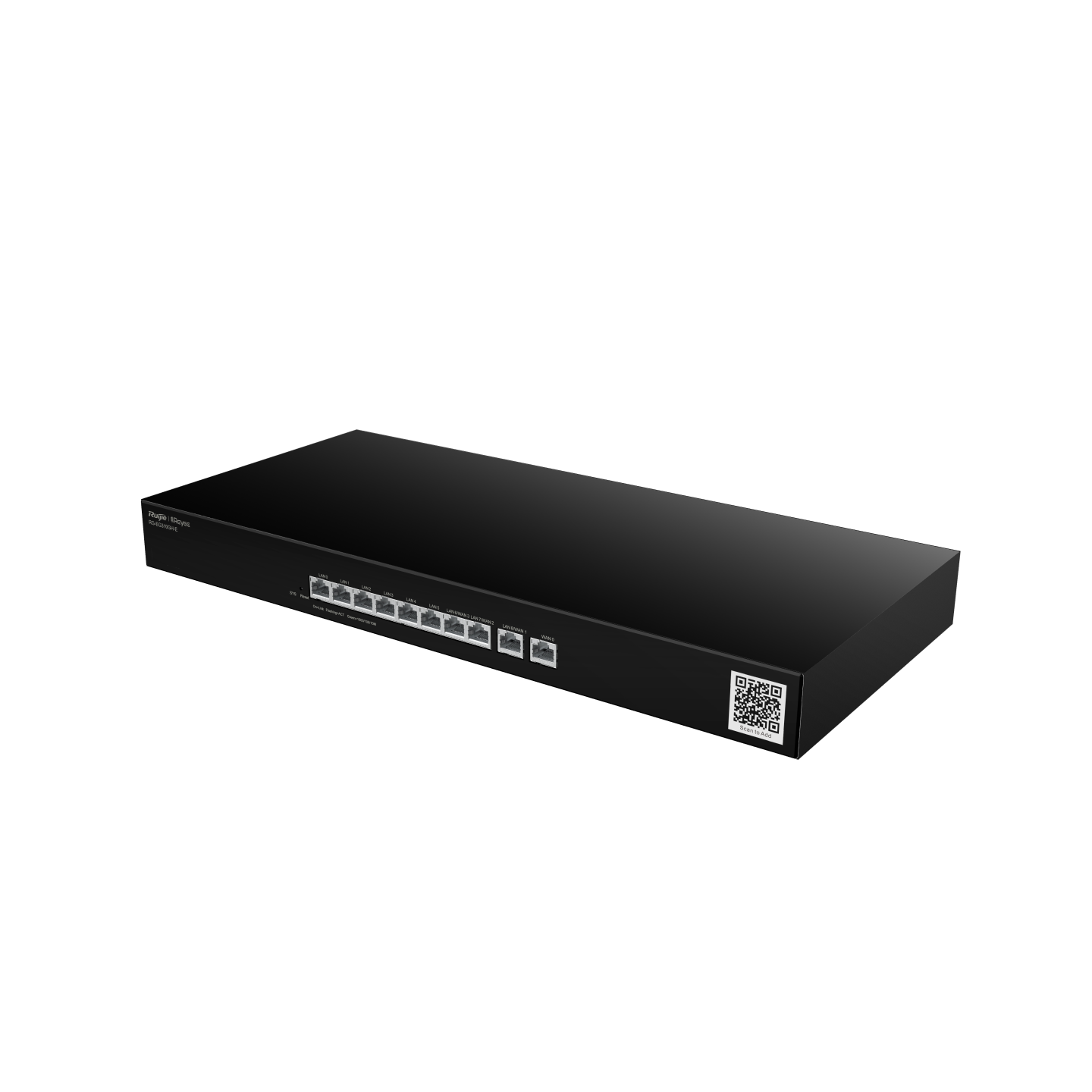 راوتر مكتبي عالي الأداء من Reyee مزود بـ 10 منافذ ومدار عبر السحابة موديل RG-EG310GH-E