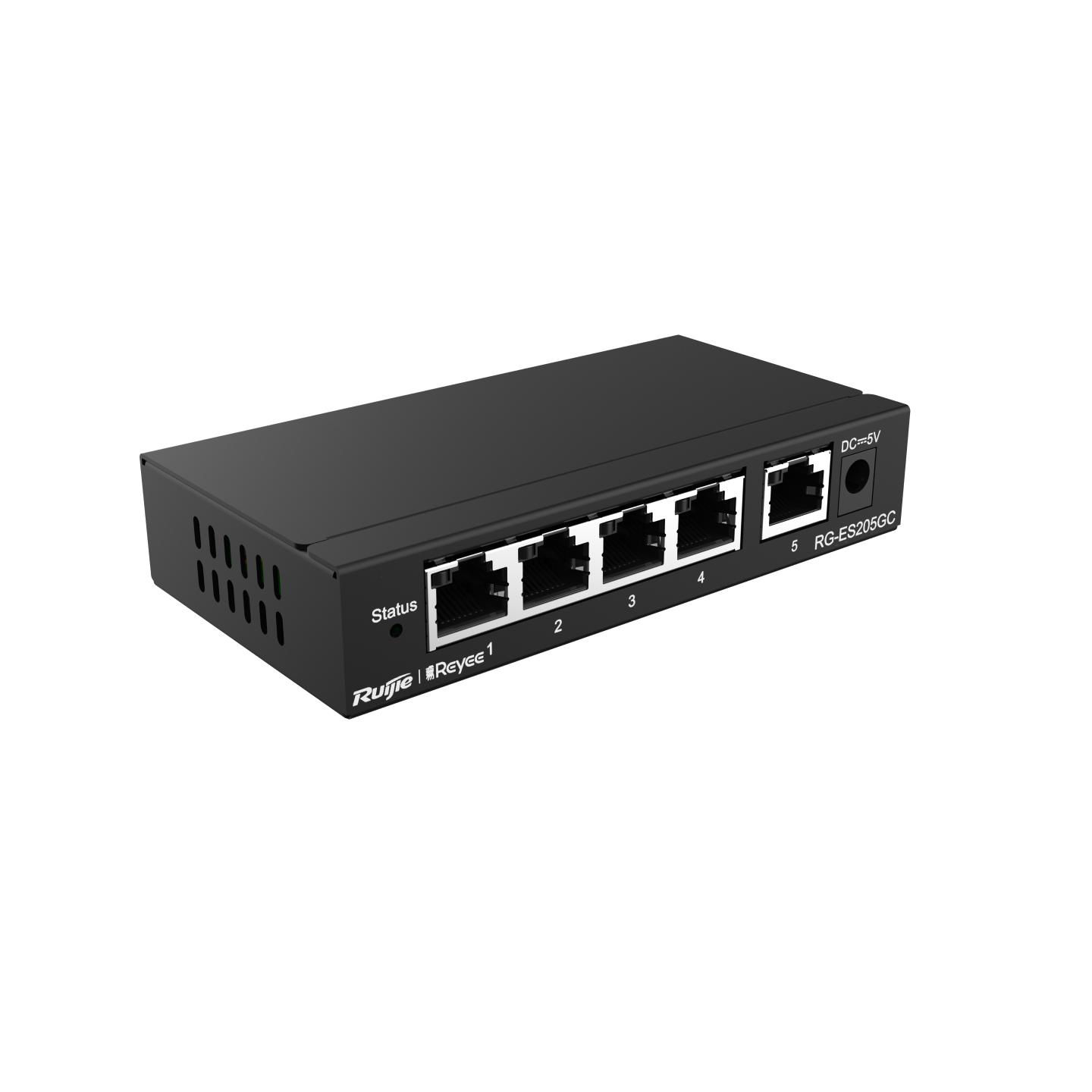 سويتش ذكي مُدار عبر السحابة (Smart Cloud Managed) مزود بـ 5 منافذ جيجابت، بدون دعم PoE موديل RG-ES205GC