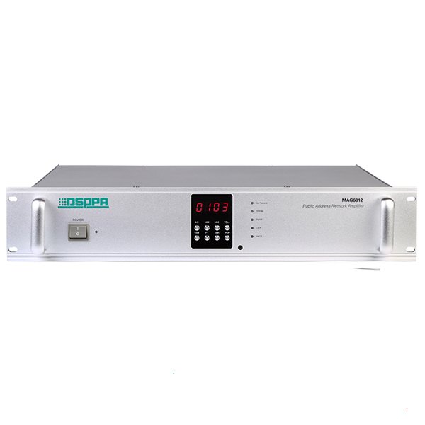 مضخم صوت شبكي IP بقدرة 350 واط (ارتفاع 1U) موديل MAG6835