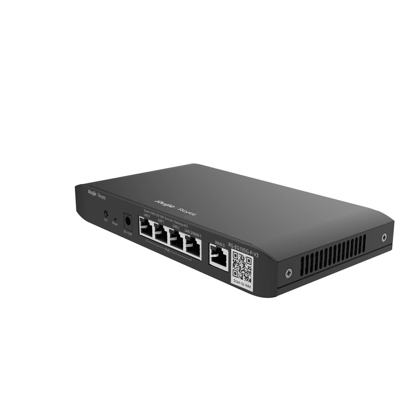 راوتر PoE مُدار عبر السحابة من Reyee موديل RG-EG105G-P-V3